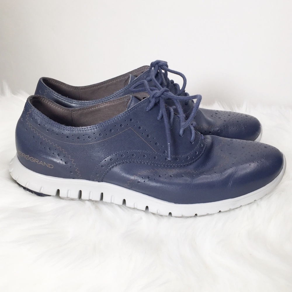Cole Haan Navy Sneakers with White Sole